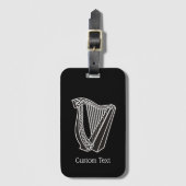 Harp Icon Bagagelabel (Voorkant (verticaal))