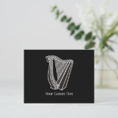 Harp Icon Briefkaart (Staand voorkant)