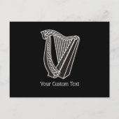 Harp Icon Briefkaart (Voorkant)