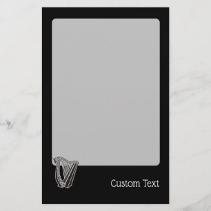 Harp Icon Briefpapier