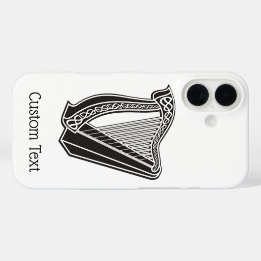 Harp Icon Case-Mate iPhone Case (Achterkant (horizontaal))