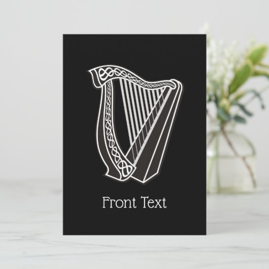 Harp Icon Kaart (Staand voorkant)