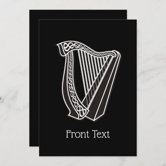 Harp Icon Kaart (Voorkant / Achterkant)