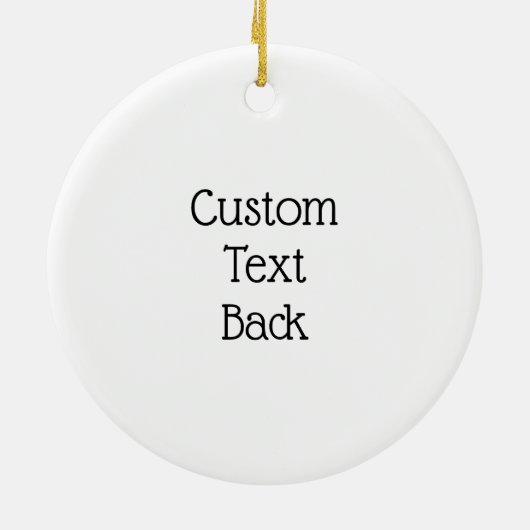 Harp Icon Keramisch Ornament (Achterkant)