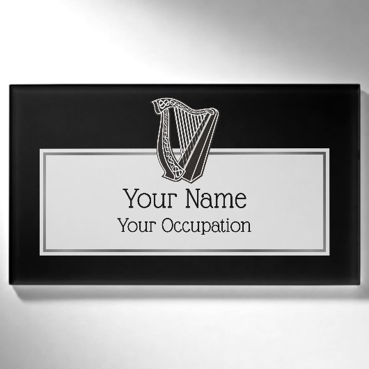 Harp Icon Naambadge (Voorkant)