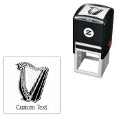 Harp Icon Zelfinktende Stempel (In situ)