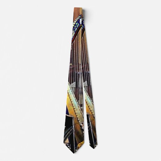 Harp in de muziekkamer stropdas (Voorkant)