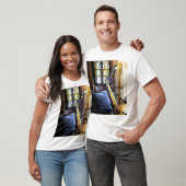 Harp in de muziekkamer t-shirt (Unisex)