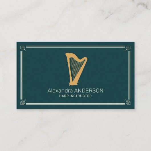 Harp Instructor Visitekaartje (Voorkant)