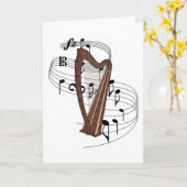 Harp Kaart (Gele Bloem)