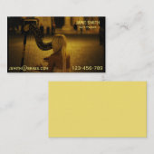 Harp leraar of leraar visitekaartje (Voorkant / Achterkant)