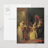 Harp-les van Madame de Genlis Briefkaart (Voorkant / Achterkant)