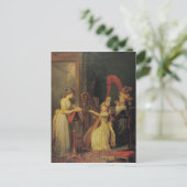 Harp-les van Madame de Genlis Briefkaart (Staand voorkant)
