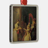 Harp-les van Madame de Genlis Metalen Ornament (Rechts)