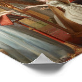 Harp Lesson, gegeven door mevrouw De Genlis Poster (Hoek)