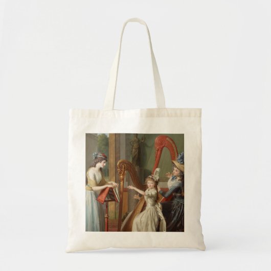 Harp Lesson, gegeven door mevrouw De Genlis Tote Bag (Voorkant)
