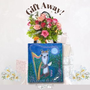 Harp Maan Serenade Tote Bag