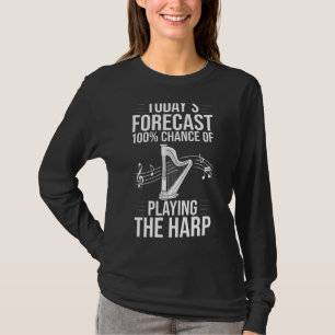Harp Music Instrument Player Beginner Lesson 4 T-shirt