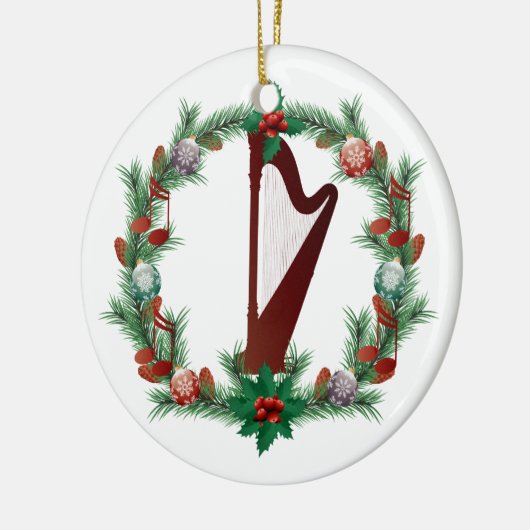 Harp Music kerstmis met ornament Gift (Links)
