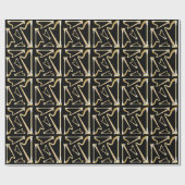 Harp Musician Music Teacher Cadeaupapier (Vlak)