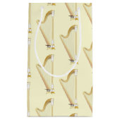 Harp Musician Music Teacher Klein Cadeauzakje (Voorkant)