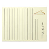 Harp Musician Music Teacher Notitieblok (Voorkant)