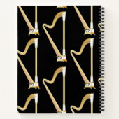 Harp Musician Music Teacher Notitieboek (Achterkant)