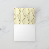 Harp Musician Music Teacher Notitiekaartje (Binnen)