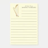Harp Musician Music Teacher Post-it® Notes (Voorkant)