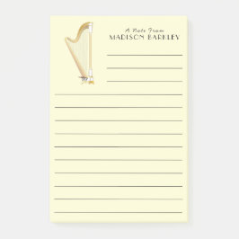 Harp Musician Music Teacher Post-it® Notes