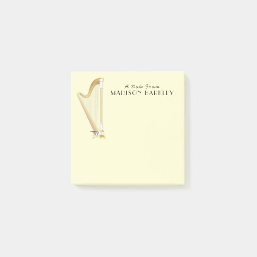 Harp Musician Music Teacher Post-it® Notes (Voorkant)