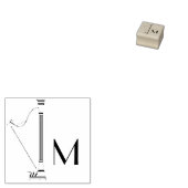 Harp Musician Music Teacher Rubberstempel (Gestempeld)