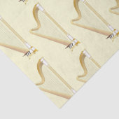 Harp Musician Music Teacher Tissuepapier (Detail)