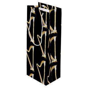 Harp Musician Music Teacher Wijn Cadeautas