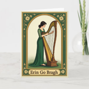 Harp-muziek Emerald Woman Kaart