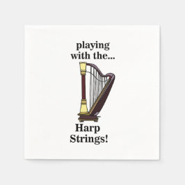 Harp Muziekinstrument Harp Party Servet