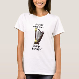 Harp muziekinstrument harp t-shirt