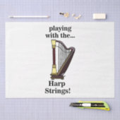 Harp muziekinstrument harp tissuepapier (Craft)