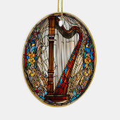 Harp muziekinstrument keramisch ornament (Rechts)