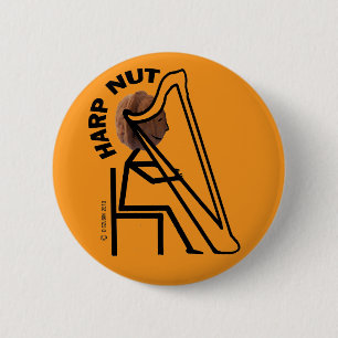 Harp Nut Ronde Button 5,7 Cm