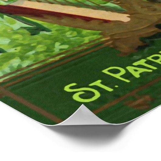 Harp of Erin  St. Patrick's Day Poster (Hoek)