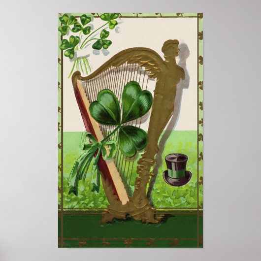 Harp of Erin St. Patrick's Day Poster (Voorkant)