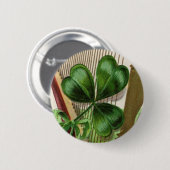 Harp of Erin  St. Patrick's Day Ronde Button 5,7 Cm (Voorkant /achterkant)