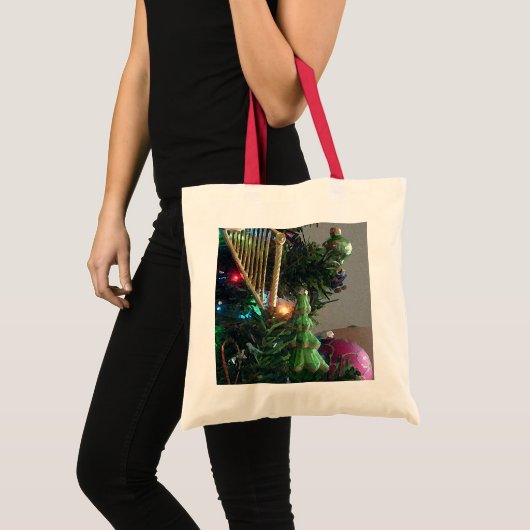 Harp op hoge Canvas tas (Voorkant (product))