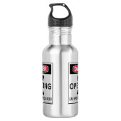 Harp operatiegebied Waterflacon Waterfles (Achterkant)