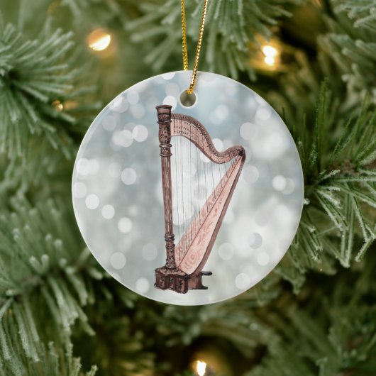 Harp Ornament Music Gift (Boom)