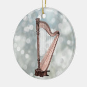 Harp Ornament Music Gift (Links)
