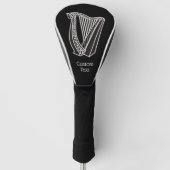 Harp-pictogram Golfheadcover (Voorkant)