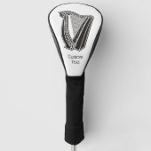 Harp-pictogram Golfheadcover (Voorkant)