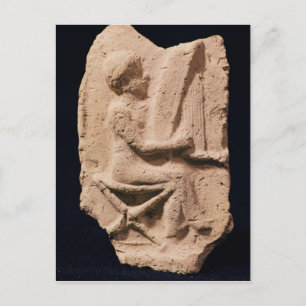 Harp player, 1830-1600 BC Briefkaart